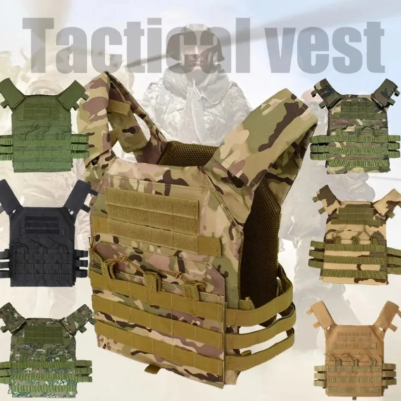 

Tactical Equipment JPC Molle Hunting Vest Airsoft Paintball Protection Vest Plate Carrier Vest Military Gear Body Armor