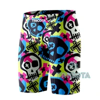 Summer Swimming Trunks Men Professional Tight Jammer Swimwear Outdoor Beach Printed Solid Durable Training Surfing Swim Shorts 1