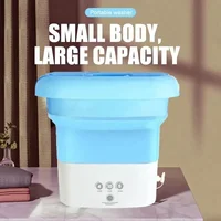 Foldable Washing Machine 4.5L With Drying Underwear Panties Socks 36W 3 Modes Automatic Washing Machine With Spinning Dry Washer 1