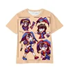 The Amazing Digital Circus 3D T Shirt Casual Summer Short Tees Kids Cartoon Graphic T Shirts Men Clothing Harajuku Anime Tshirt 4