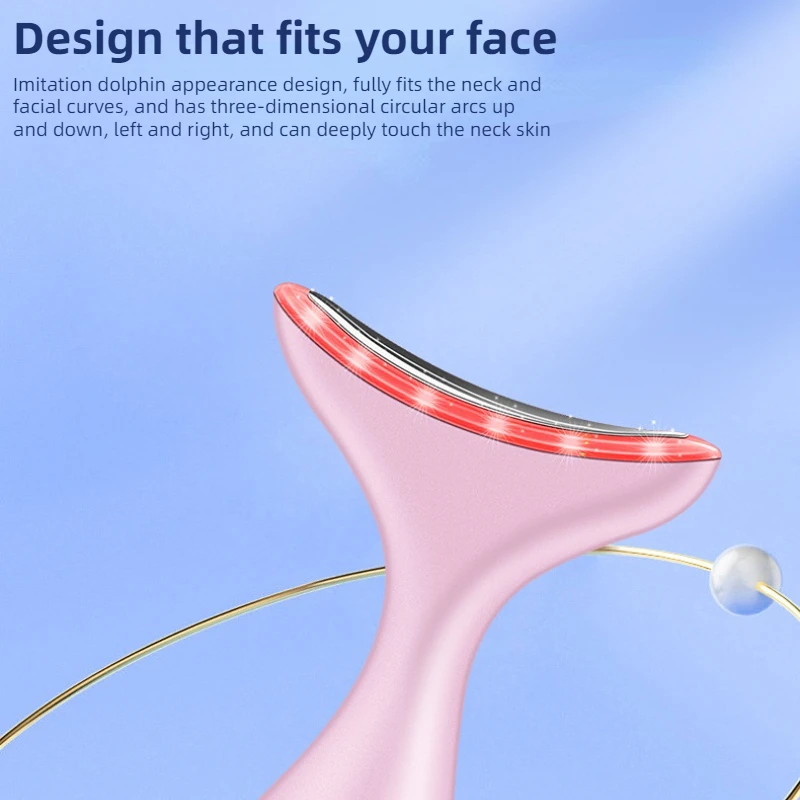Neck Face IPL Light Wrinkle Neck Face Skin Massager fast Lifting Firming Anti-wrinkle Reduce Double Chin LED Photon Therapy neck face massager