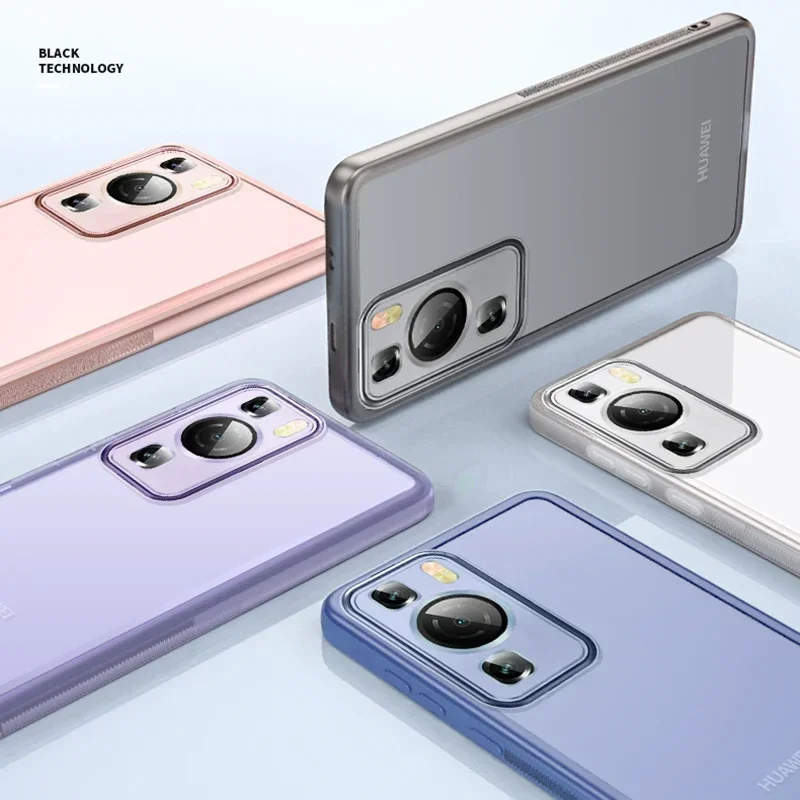 화웨이 P60 프로용 럭셔리 소프트 실리콘 휴대폰 케이스, 렌즈 필름 카메라 보호 미볼 백 커버, 화웨이 iP60 P60Pro 소녀 가방