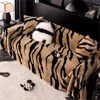 Luxury Leopard Sofa Cover Furry Blanket Plush Universal Couch Towel Sofa Cover Home Decor Blankets For Living Room Bedroom 3