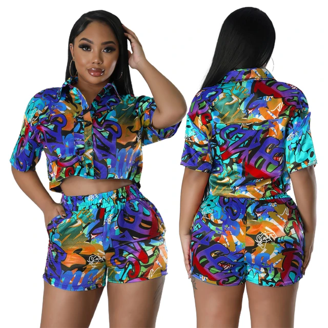 Anime Girl Print Two Piece Set Short Sleeve Crew Neck Casual T Shirt Shorts  2pcs Outfits For Spring Summer Womens Clothing - Women's Clothing - Temu  Germany