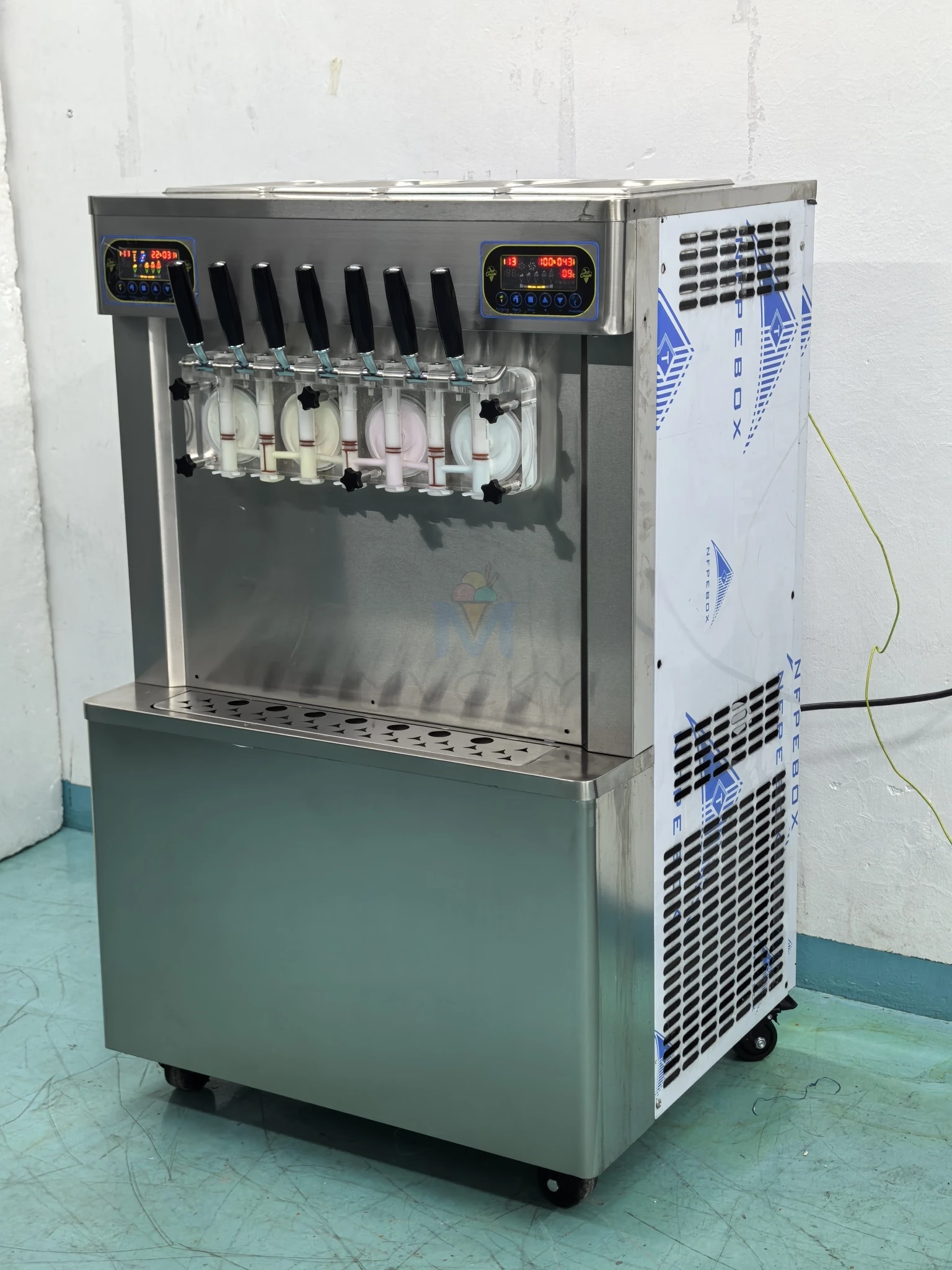 7 flavors high quality table top ice cream machine soft /soft serve ice cream machine/acai ice cream machine 3