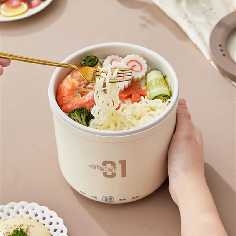 미니 전기 밥솥, 가정용 멀티 쿠커 스티머, 싱글, 더블 레이어, 자동 밥솥, 주방용 가전 제품