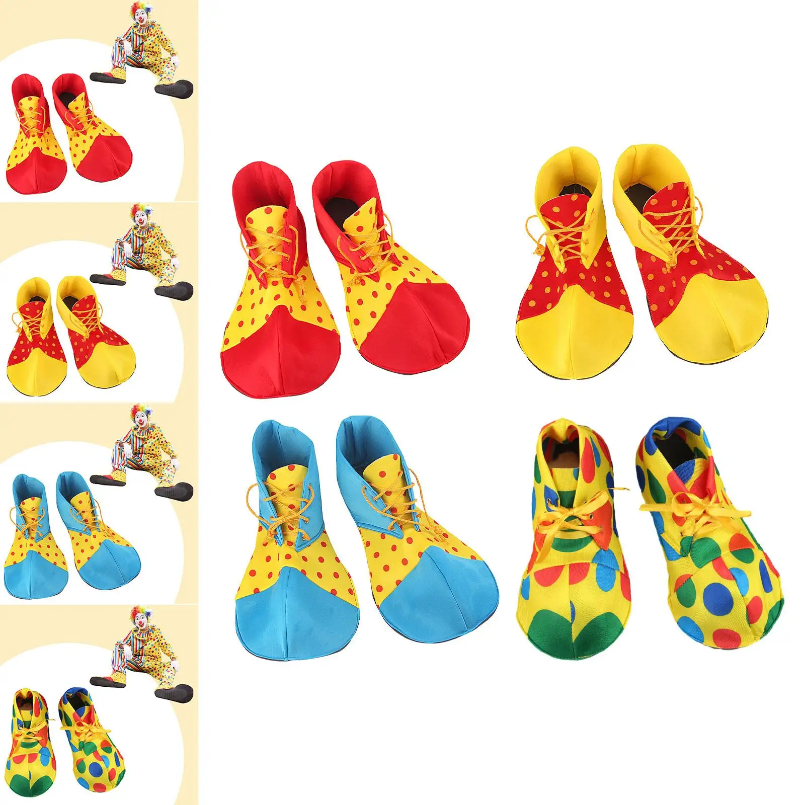 Adult Clown Shoes Props Carnival Set Carnival Cosplay Supplies Holiday Xmas Cute Party Favors Christmas Party Costume