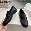 Suede Leather Loafers Women Round Toe Slip-on Walk Shoes Lady Daily Lightweight Office Commuting Flat Shoes Woman Zapatos Mujer 4