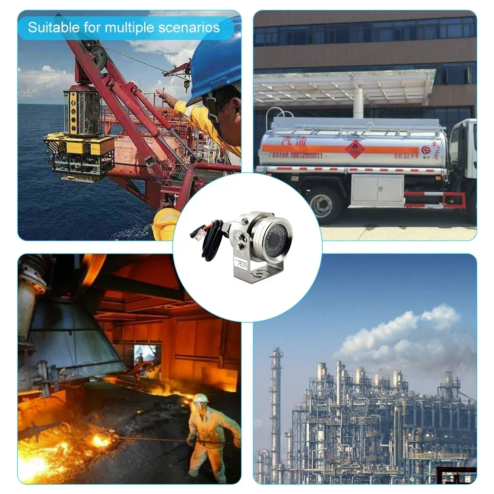 PEGATAH 1080P IP Camera Explosion-proof CCTV Camera IP68 Waterproof H264/H.265 Video Surveillance Security Cameras with POE