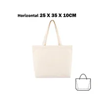 Sac à Main Réutilisable et Pliable en Toile de Coton, Grand Fourre-Tout Écologique, pour le Shopping et le Marché, Vierge, pour Femme 2