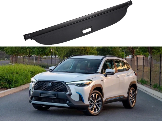 Couverture de cargaison intérieure de voiture, couverture de coffre, rideau  d'Electrolux de bagage avec structure de nervure, adaptée pour Toyota  CorTrustCross 2020-2023 - AliExpress