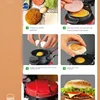 Home burger machine. Small breakfast machine. Multi-function for light food like bread sandwiches. A breakfast maker 3