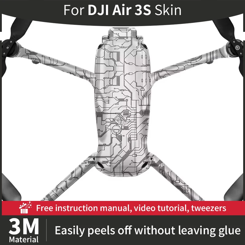 For DJI Air 3s Camera Decorative Stickers DJI air 3s SKin Anti-scratch Camera protective film More Colors