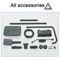 Rozin Black Smart Digital Display Shower Faucet Set Piano Style Rainlfall Bathroom System Grey Digital Mixer Tap Bidet Shower 5