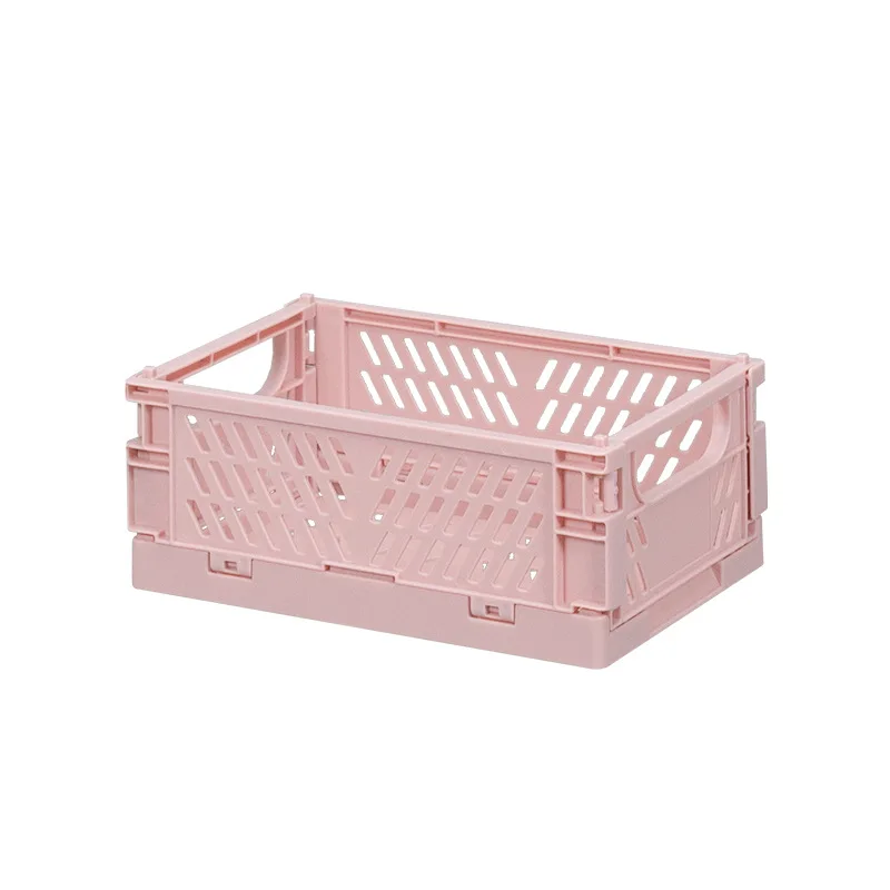 Stackable Plastic Baskets Organizers  Storage Basket Toys Toys - Desktop  Folding - Aliexpress