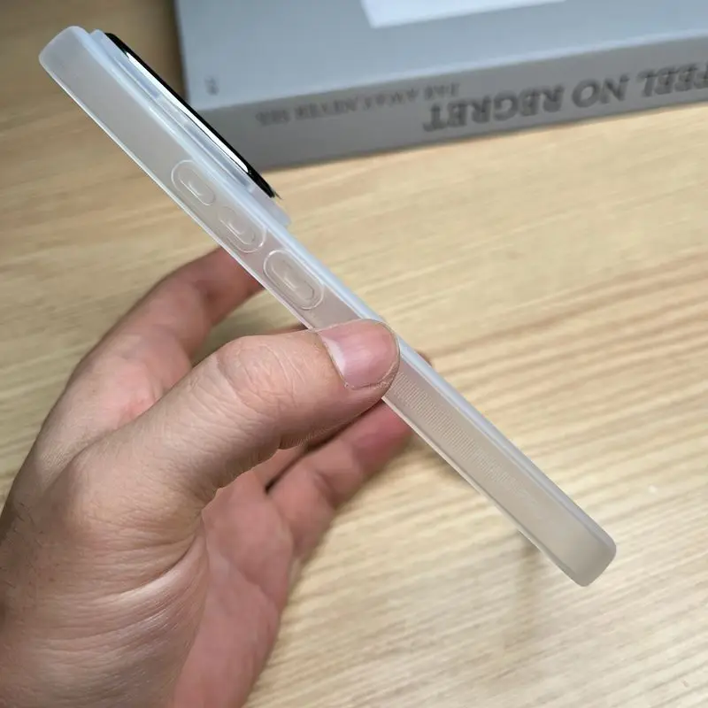 Premium Soft TPU Transparent Magnetic Lens Protective Back Cover