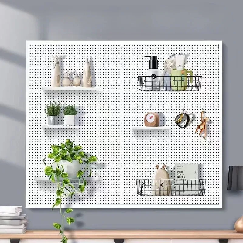 Steel Peg Board Wall Multifunctional Organizer Tool Storage Frame Packaging Decoration tool organizer