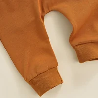 Toddler Baby Boys Girls Trousers Newborn Elastic Waist Adjustable Drawstring Solid Color Casual Loose Fit Long Pants For 0-3Yrs 6