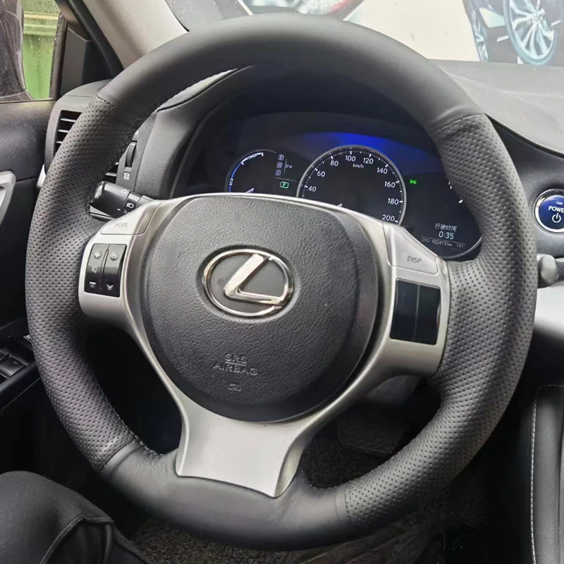 

For Lexus RX300 ES200 NX350h NX260 DIY customized leather hand sewn steering wheel cover