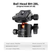 K&F CONCEPT 90 inch/2.3m Camera Tripods Aluminum Alloy Tripod Reversible Detachable Monopod with Plate Lock 360 ° Panoramic Head - Image 5