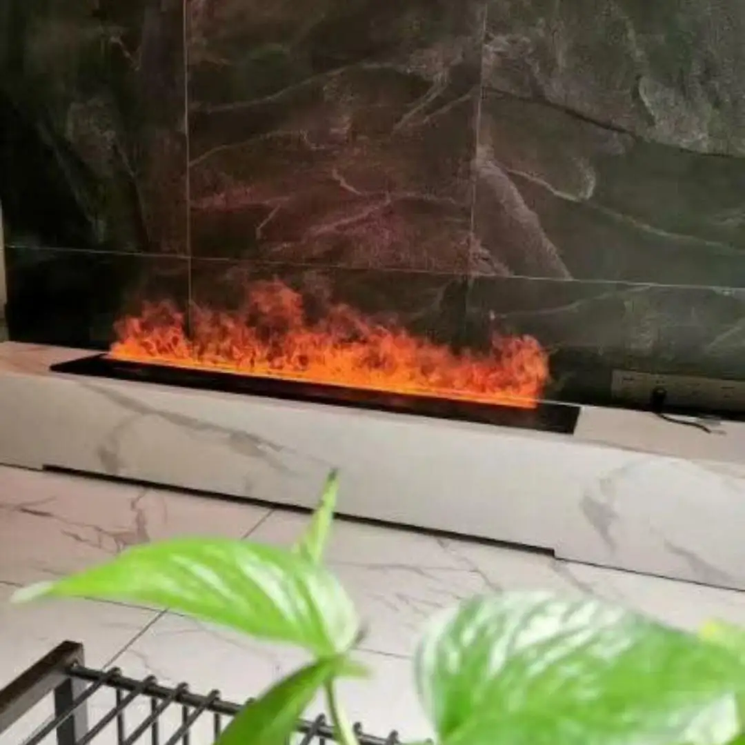 Intelligent Electric Water Vapor Mist Fireplace With WiFi Control Remote Contreol Apartment 4