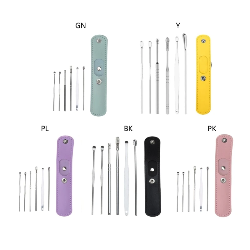 

Ear Wax Removal Professional Ear Cleaner 360° Spirals Ear Massage Cleaning Tool Comfortable Ear Wax Removal set Durable