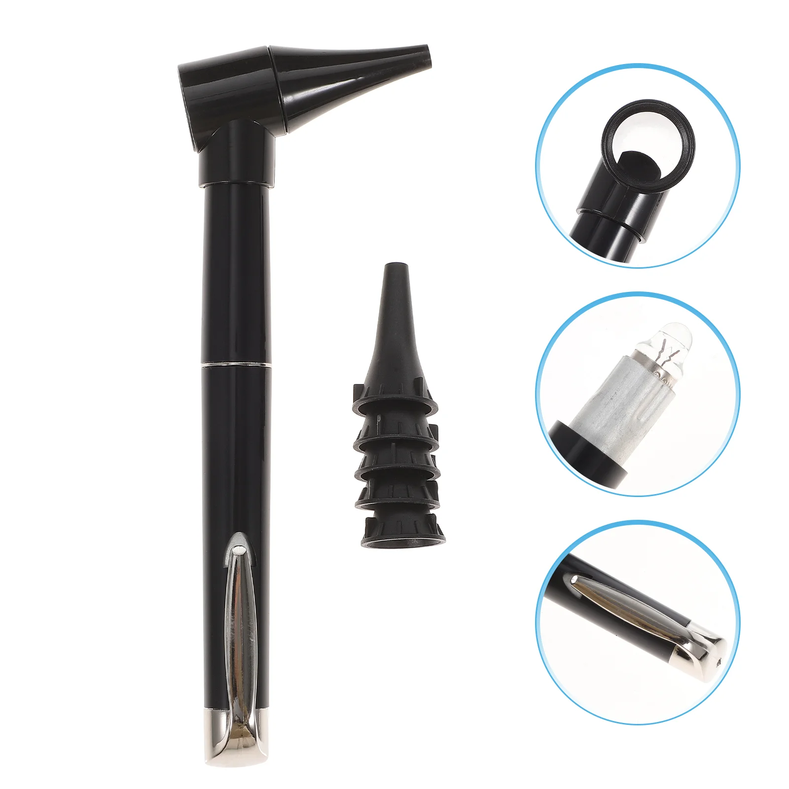 Medical Diagnostic Otoscope Ear Care Magnifying Lens Clinical Penlight Flashlight Ear Care Set Ear Cleaner without Battery