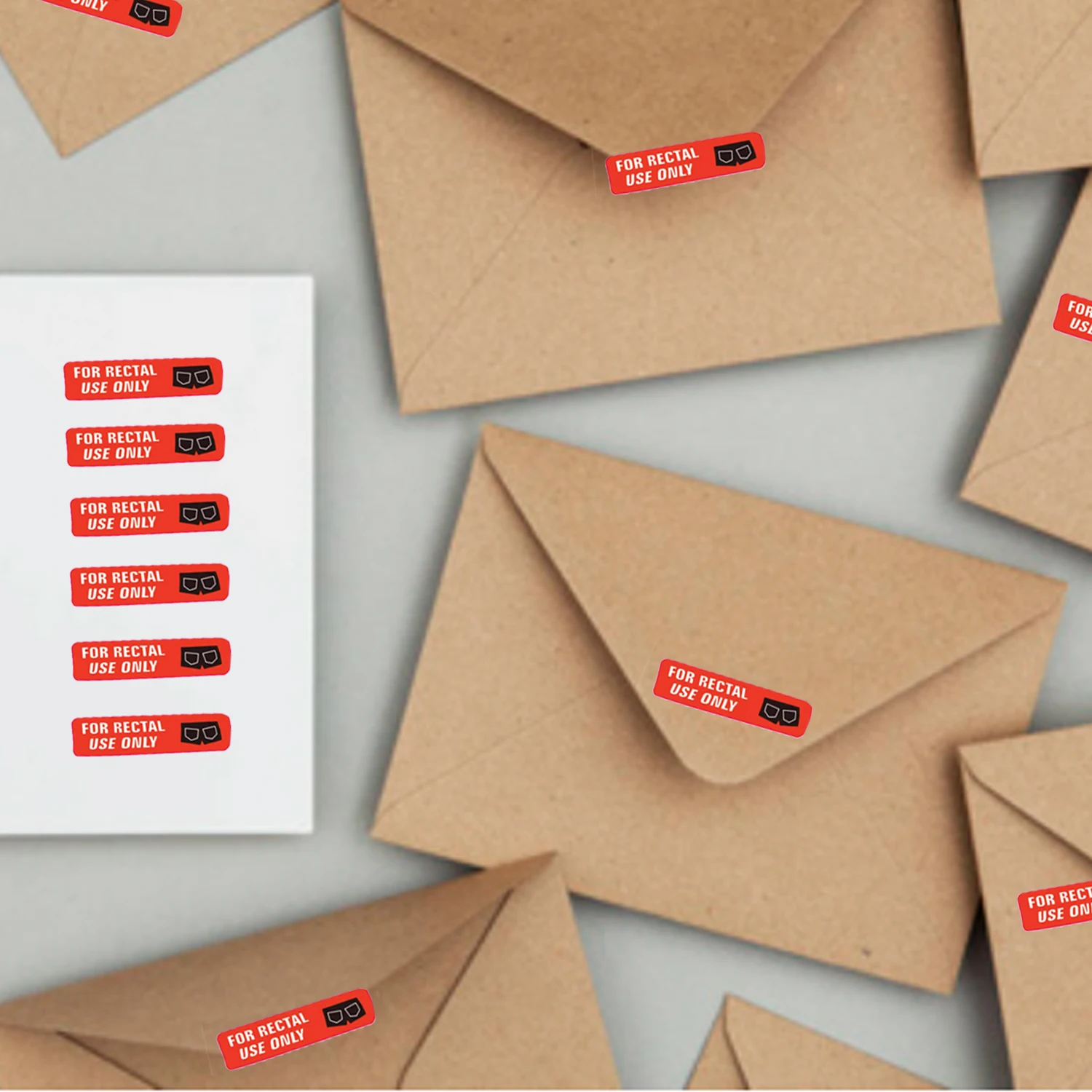 Рисунок 5 - Красные водонепроницаемые наклейки