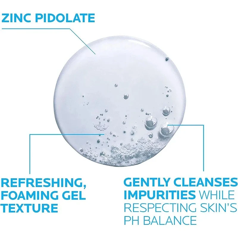 200ml Effaclar Oil Control Acne Gel Cleanser Purifying Facial Skin Care facial cleanser