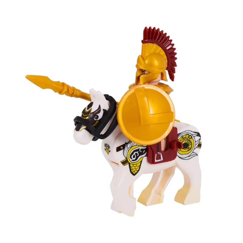 Medieval Knight and War Horse Building Block Set - Toy Gift