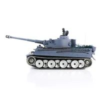 1/16 HENG LONG 7.0 Tiger I RC Tank 3818 W/ Barrel Recoil Metal Tracks Wheels IR Battle BB Airsoft Smoke Effect Cars Outdoor Toys 2