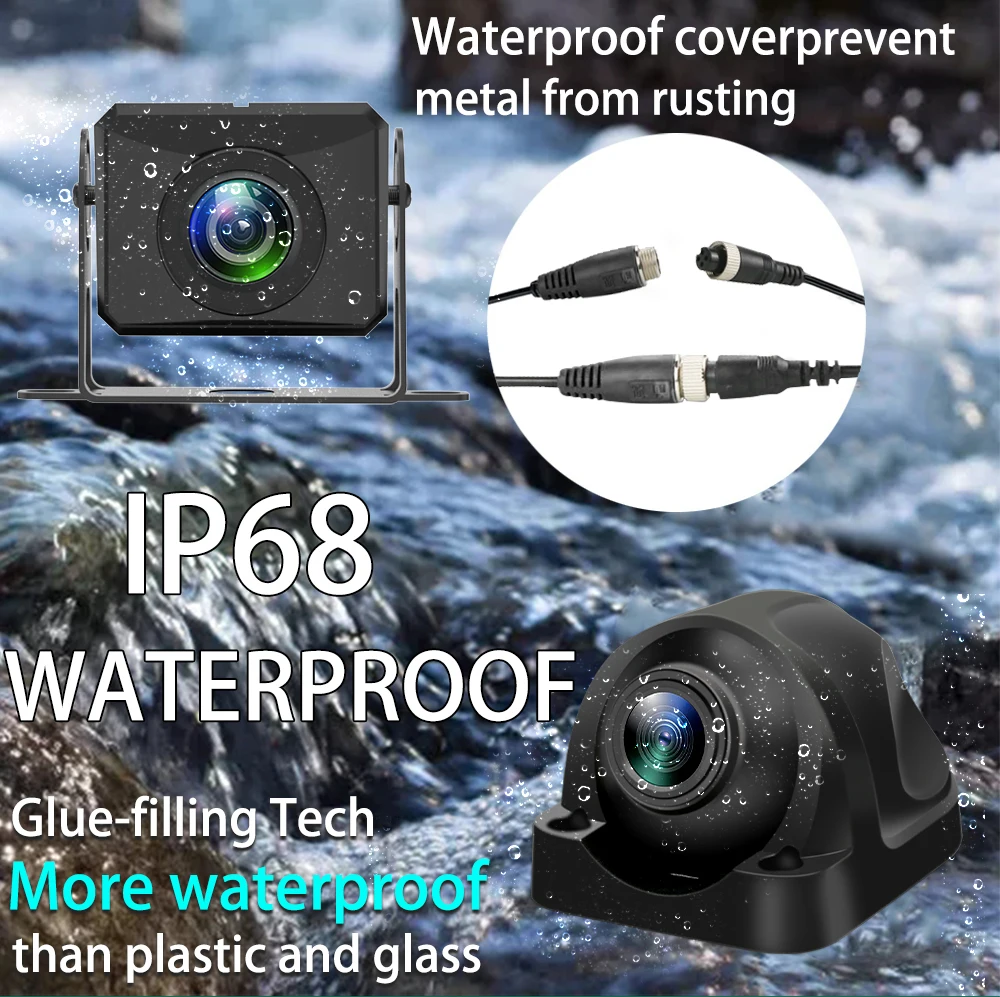 10.36 بوصة 5 قناة شاحنة نظام مراقبة الكاميرا BSD إنذار MP5 شاشة تعمل باللمس DVR مسجل فيديو السيارة AHD 1080P كاميرات عكسية