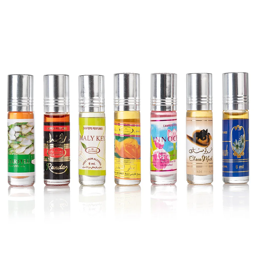 6ml Muslim Roll On Perfume Fragrance Essence Oil Body Scented Long Lasting Fragrance Alcohol