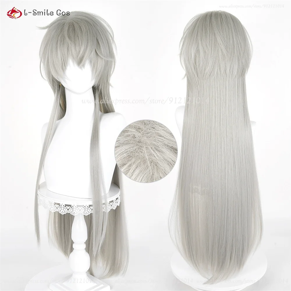 Long Hair Rafayel Xavier Sylus Zayne Caleb Cosplay Perücke für Damen und Herren, hitzebeständig, synthetisch, Halloween 15