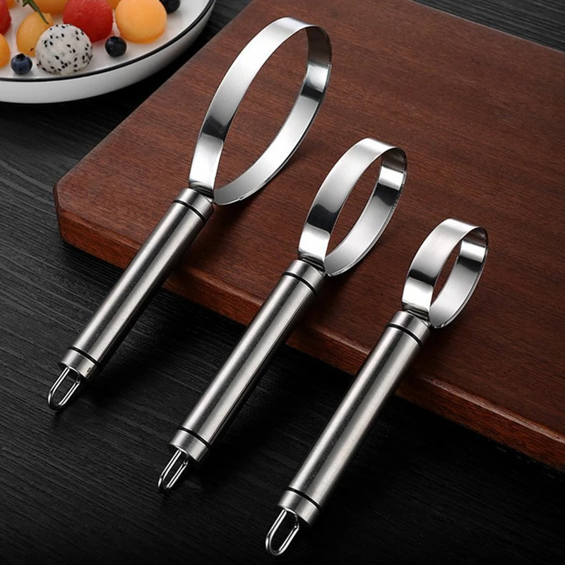 Stainless Steel Mango Cutter Fruit Digging Flesh Peeler Manual Fruit Kiwi Watermelon Corer Remover Kitchen Gadget