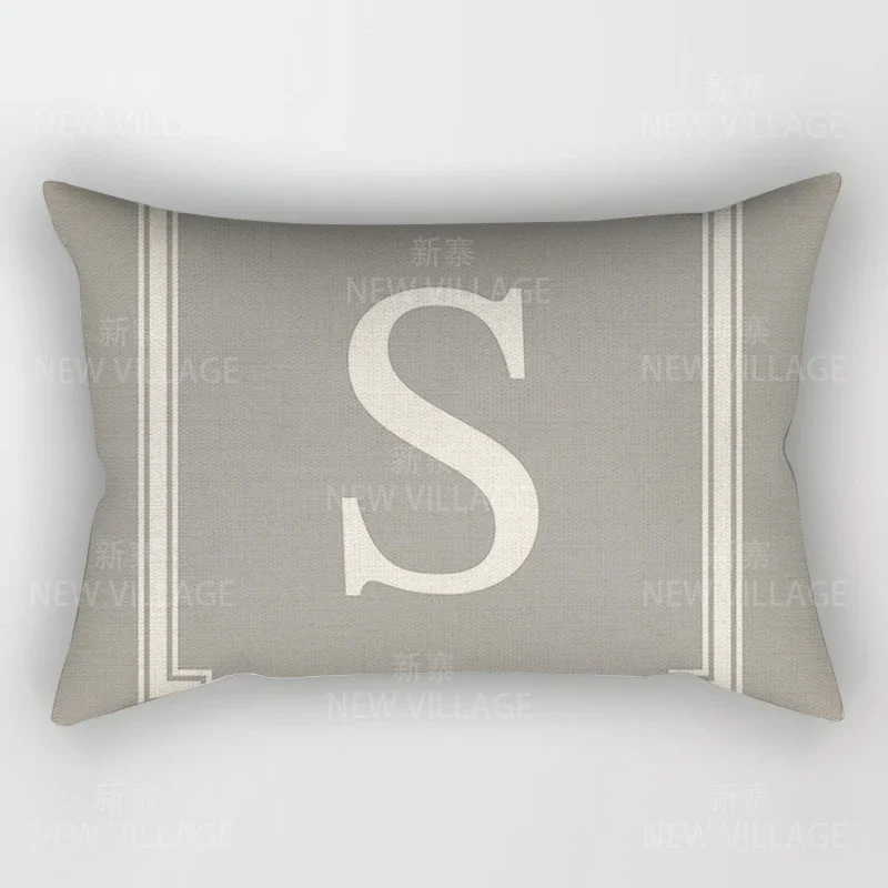 Home Decor 26 Letter Alphabet Pillowcase autumn decoration pillow cushion cover decorations throw pillow covers30*50 40x60 50*70 3
