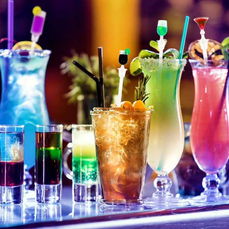 Stirring Acrylic Stirrers 10PCS Kitchen Bar Tool Juice 23cm Party Cocktail Drink Mixer Swizzle Stick Wine Agitators bar tools