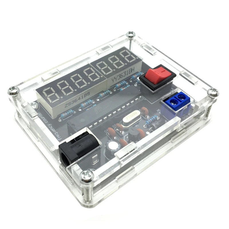 

AVR ZK-mes Frequency Meter Crystal Measure Frequency For Measure Oscillator DIY Kit 0.45HZ-10MHZ 7-Bit Precision Resolution