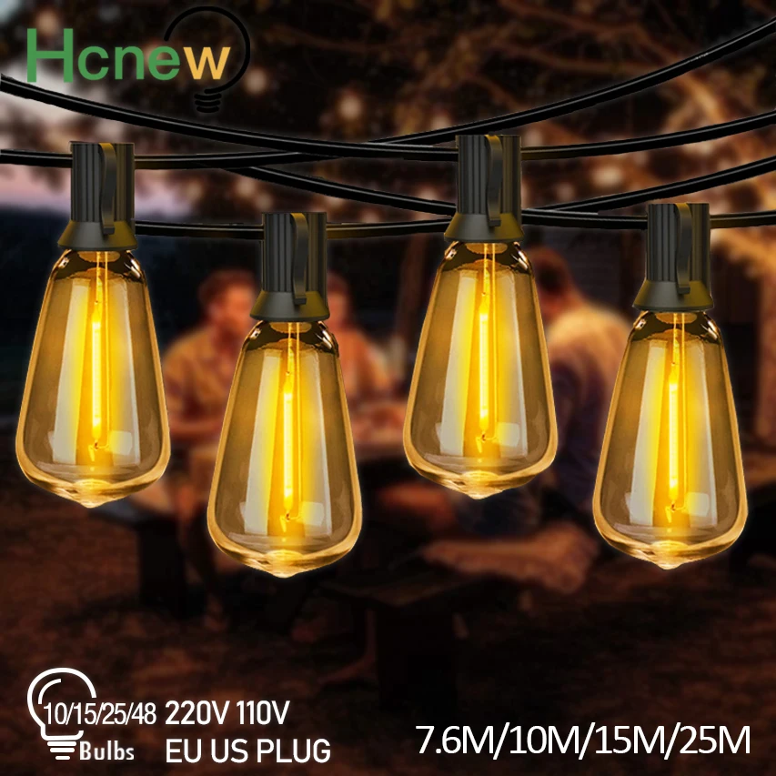 ShatterproofST38PlasticOutdoorStringLightsWaterproofLEDOutdoor