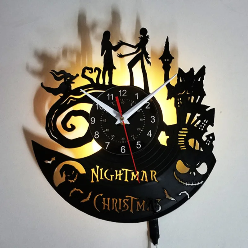 30cm Disney Jack Skellington Wall Clock The Nightmare Before Christmas Black Vinyl Record Wall Clocks Creative Wall Home Decor - AliExpress 15 30cm-disney-jack-skellington-wall-clock-the-nightmare-before-christmas-black-vinyl-record-wall-clocks-creative-wall-home-decor-aliexpress-15