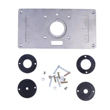 

1 Set Multifunctional Router Table Insert Plate for Woodworking Bench MAKITA 700C Wood Trimmer Models Engraving Machine Tools