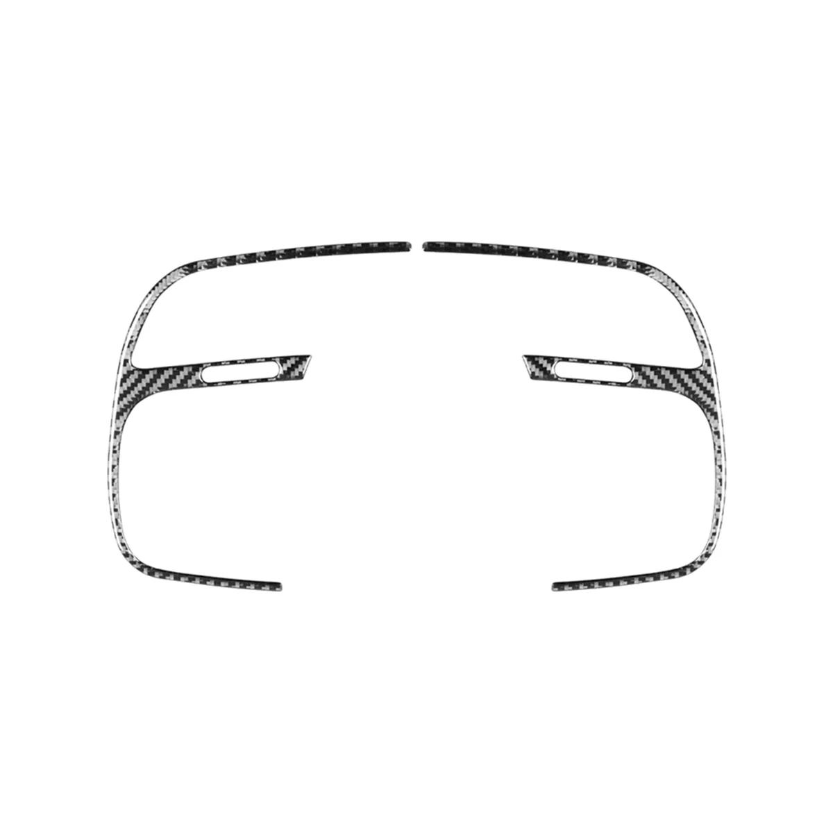 Per Honda S2000 2000-2009 Soft Carbon Fiber Side Dashboard Air Vent Outlet Cover Trim Sticker Car Interior