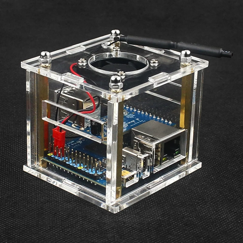 Orange Pi Zero 3 아크릴 케이스 투명 쉘 옵션 냉각 팬 방열판 OPI Zero 3용 활성 수동 냉각기