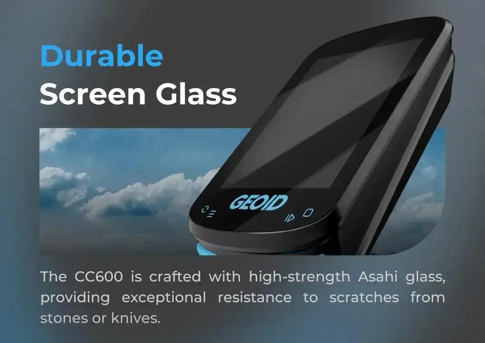 Description Picture 4 of itemGPS navigation bicycle computer color screen GEOID CC600 wireless bicycle odometer Wifi bicycle odometer ant indoor power supply