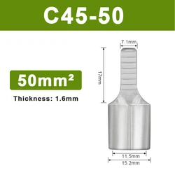 Premium Copper Crimp Terminals for Electric Cable Connectors (C45 - 50)