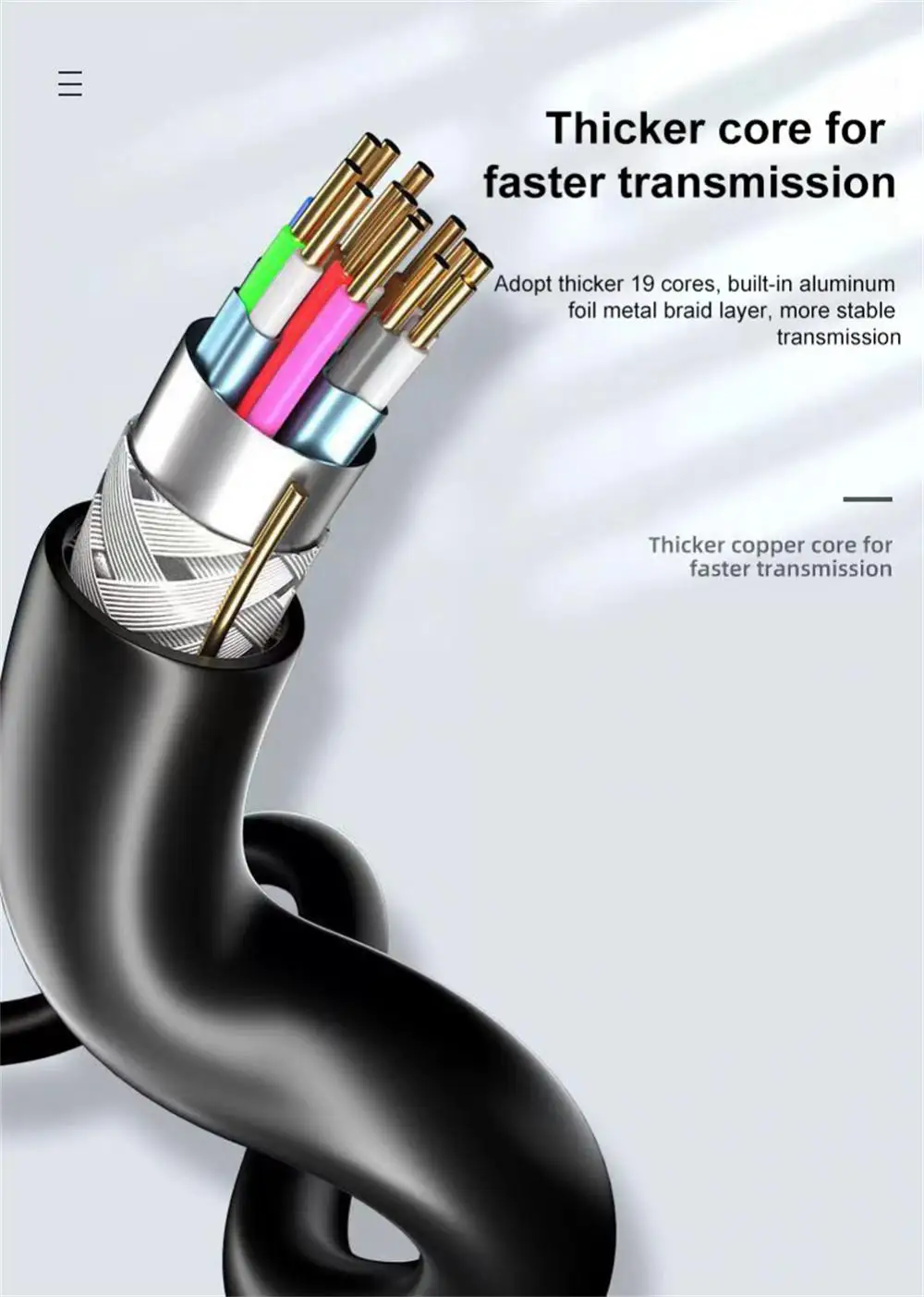 RYRA HDM 1.4 Cable1m/1.5m HDM to HDM cable 4k 3D 60FPS cable for HD TV LCD laptop PS3 projector computer cable