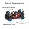 WLtoys K989 4WD Upgrade Metal Reinforce Hub Steering Cup Rally Car 30Km/H Mosquito Racing RC 1/28 V8/LCD Remote Control 4