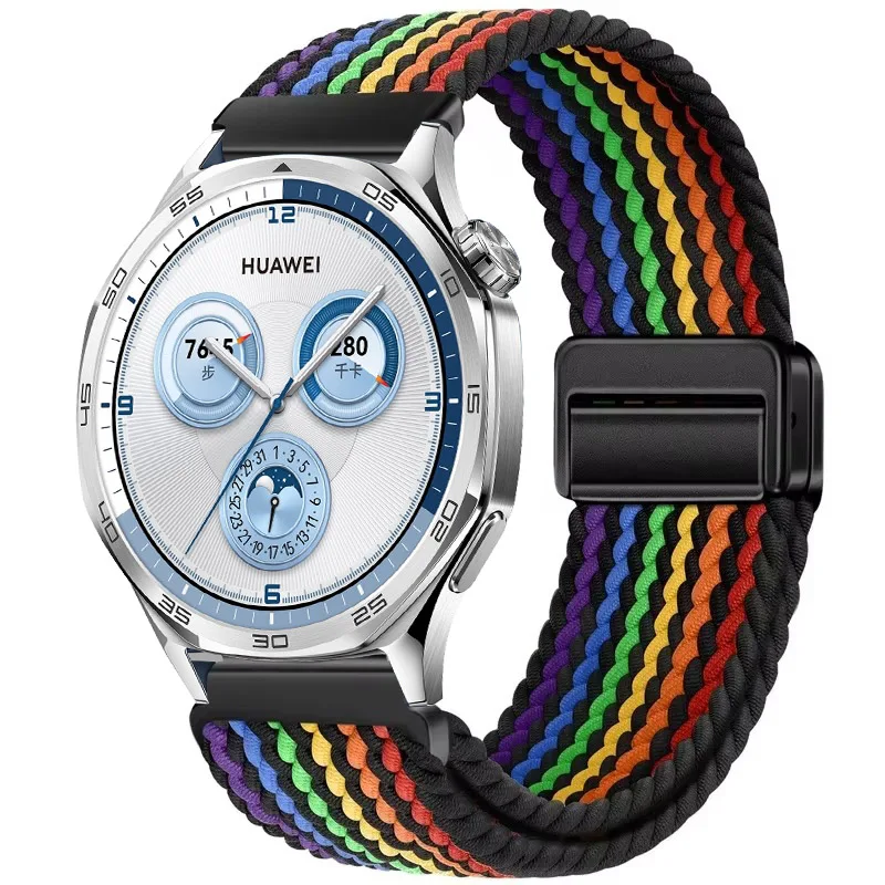 Magnetic Clasp Nylon Strap, 22mm, Breathable Bracelet