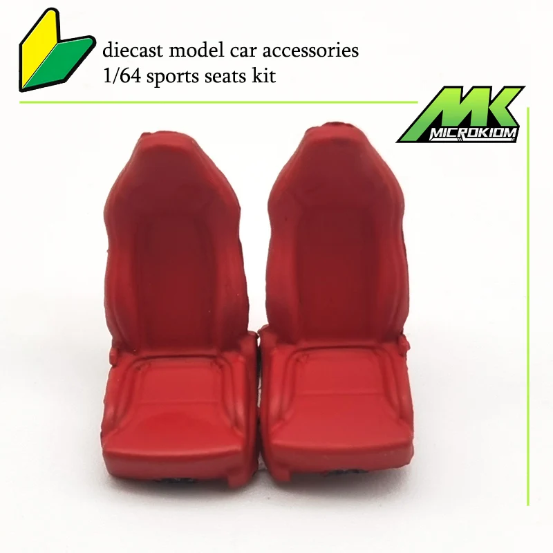Chd 1/64 Modello Di Sedili Sportivi Per Auto Parti Modificate Kit Di Dettagli Per Veicoli Pressofusi Giocattolo Hobbista Regalo Per Hotwheels Tomica