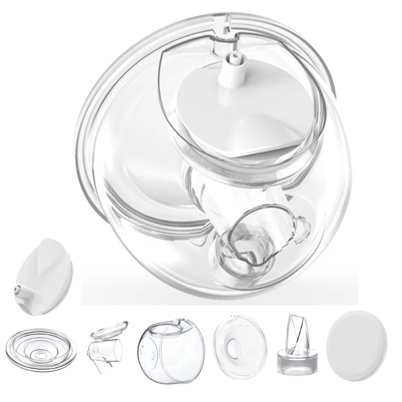 7Pcs /set for S12 Electric Breast Pump Replacement Accessory Silicone Horn Diaphragm Milk Collector Nursing Cup Duckbill Valves 3